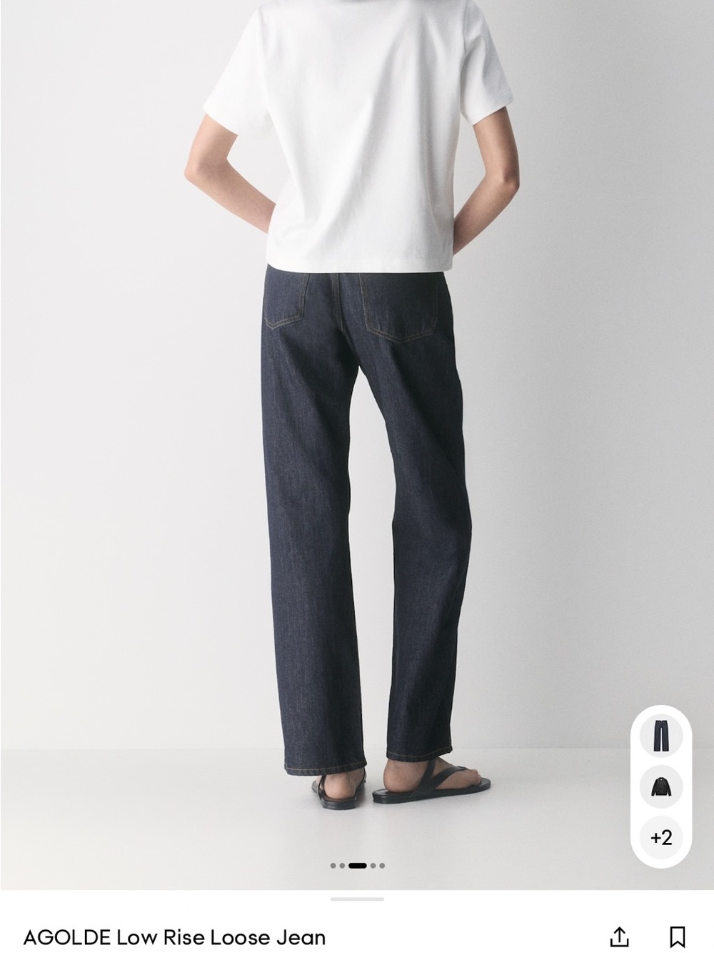 Agolde Low Rise Loose Jeans - Picture 8 of 8